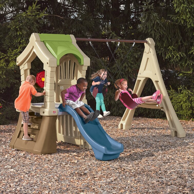 Outdoor plastic hot sale play gym